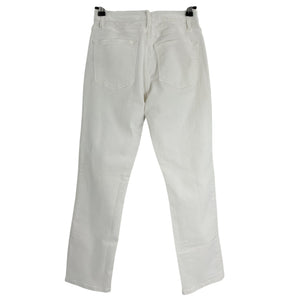 Frame Classic White Le High Straight Denim Jeans Size 27
