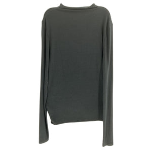 Veronica Beard Ruched Black Theresa Turtleneck Top Size S