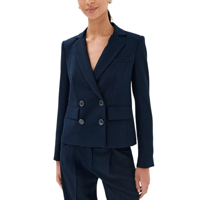 Veronica Beard 'Kona' Blue Viscose Dickey Jacket Size 4