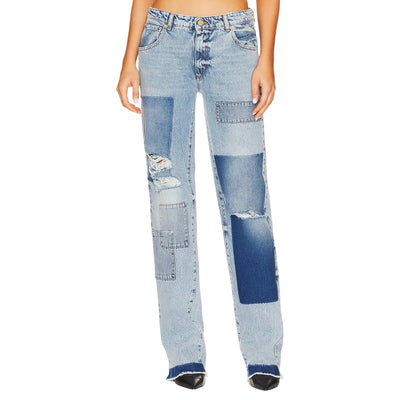 Ser.o.ya Patchwork Coastline Heidi Denim Jeans Size 26