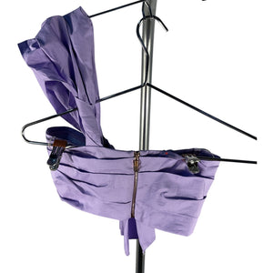 Johanna Ortiz Sculptural Purple Upolo Crop Top Size 2