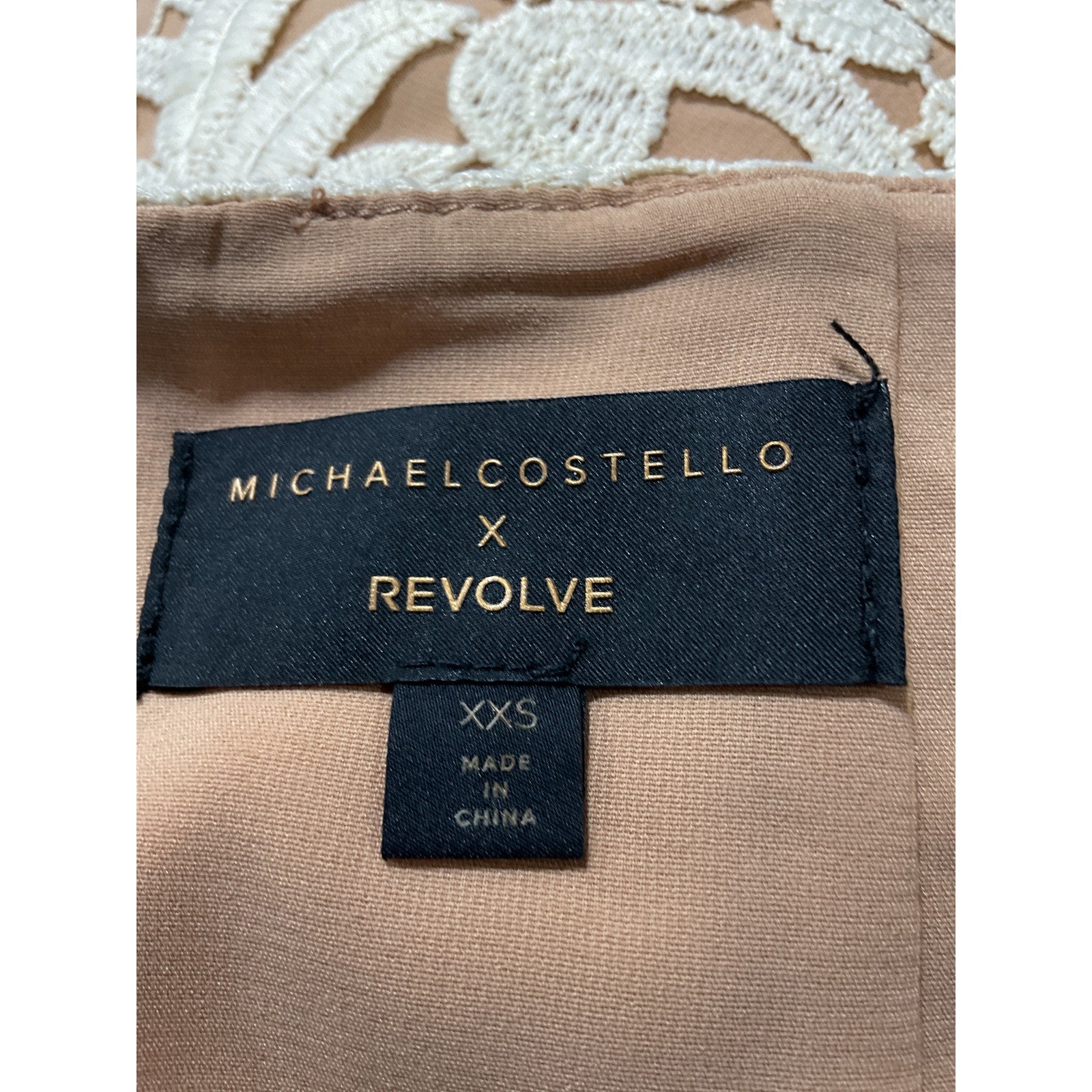 Michael Costello 'Lucille' White Mini Skirt Size XXS