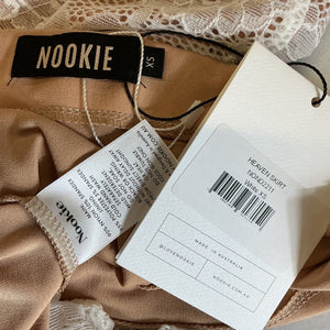 Nookie Lace Beige Heaven Skirt Size XS NWT
