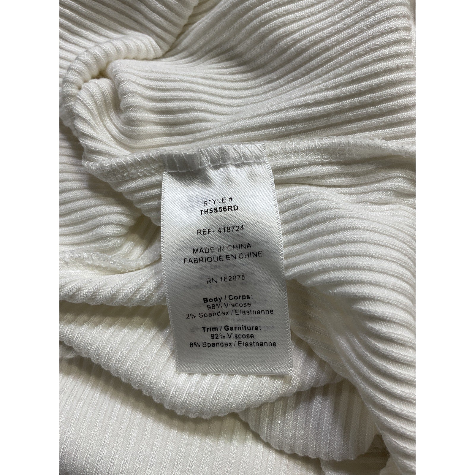The Range 'Braided' White Strap Midi Dress Size L