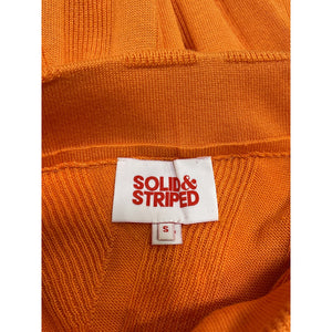 Solid & Striped 'The Ronnie' Gold Viscose Skirt Size S