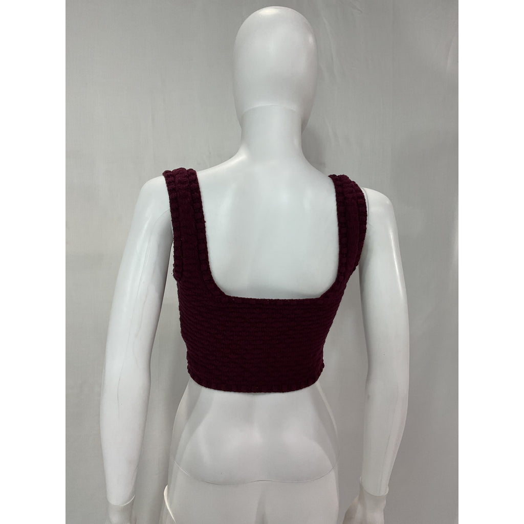 Majorelle 'Evaline' Red With Gold Button Top Size XXS