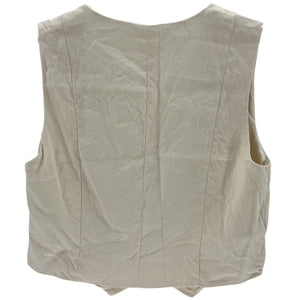 A.L.C. Tailored Cream Maxwell Vest Size 10