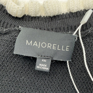 Majorelle Ruffled Black Brielle Tank Top Size XXS