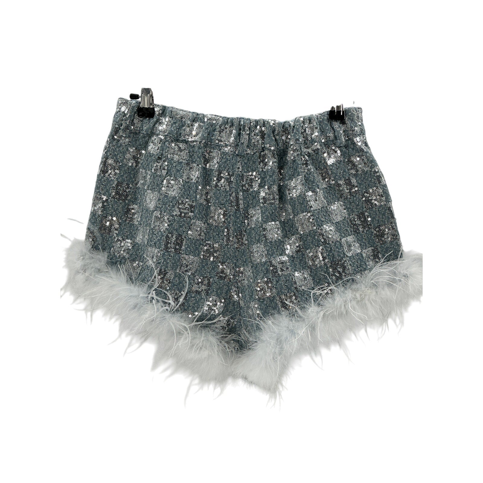 Line & Dot 'Skylar' Blue Cotton Shorts Size M