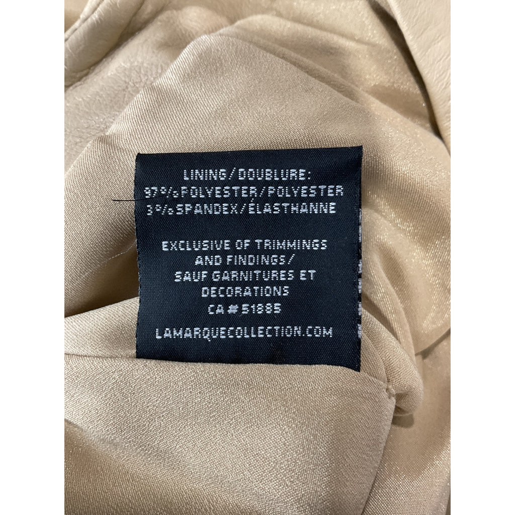 Lamarque Revolve 'Aricia' Beige Polyester Skirt Size 4 - NWT