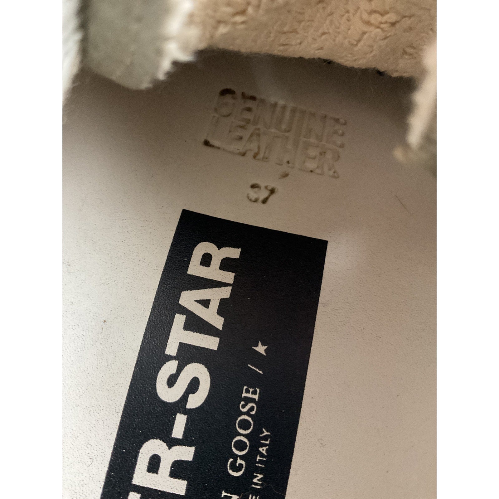 Golden Goose 'Star-Patch' Green Lace-Up Sneakers Size 7