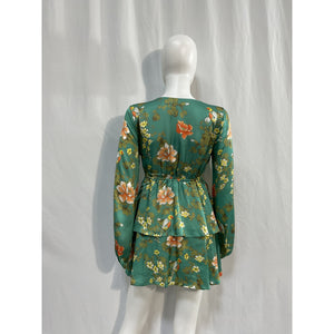 Majorelle 'Berkshire' Green Viscose Dress Size XS