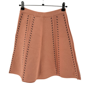 Sandro Knit Pink Eglantine Skirt Size 34