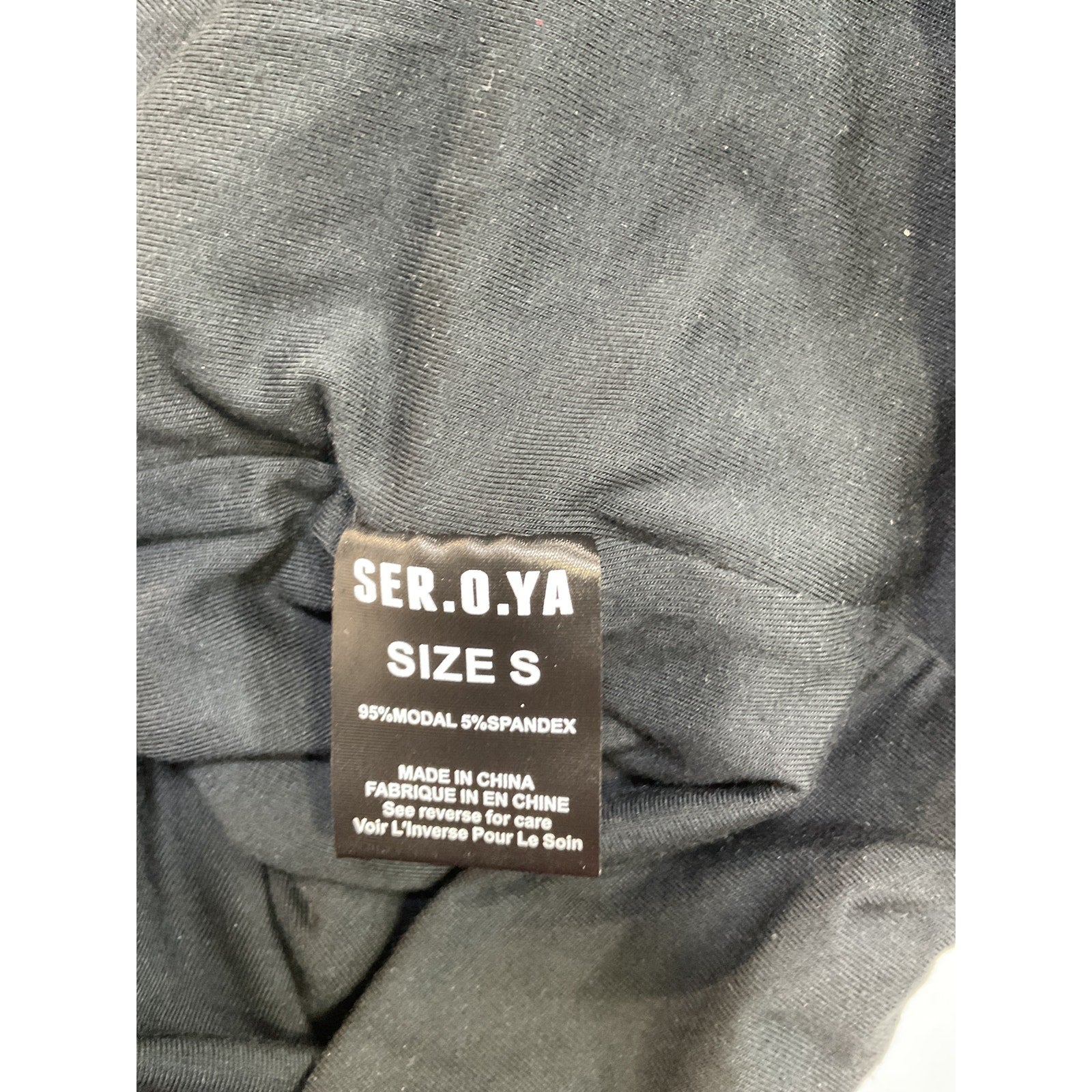 Ser.O.Ya 'Lotus' Black Cut Out Dress Size S