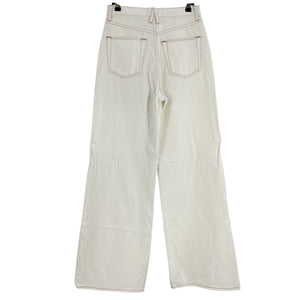 Slvrlake Superwide Beige Eva Denim Jeans Size 28
