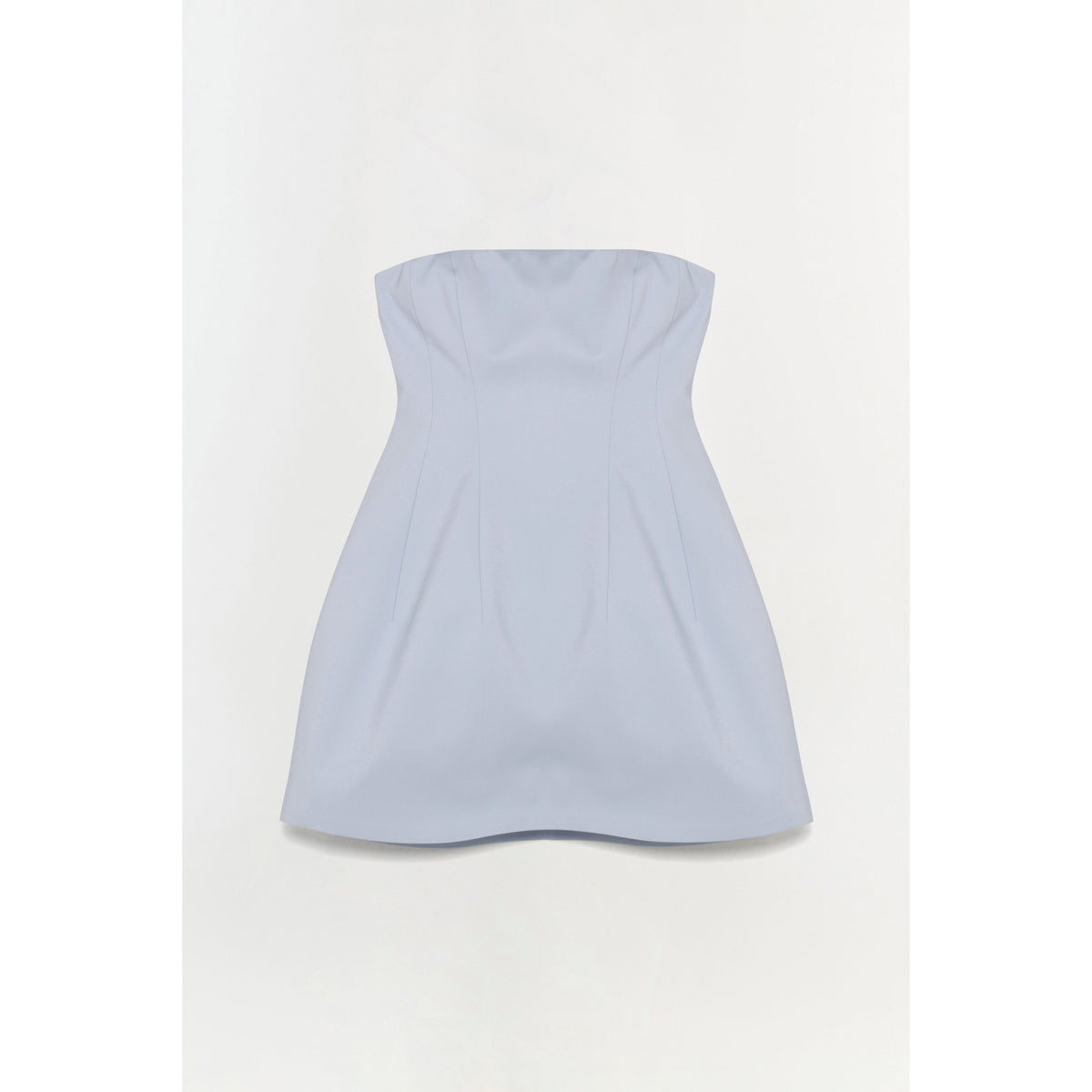 Simkhai 'Arta' Blue Cotton Strapless Mini Dress Size 2