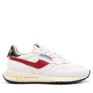 Autry 'Reelwind' Low 80s White Leather-Trimmed Shell Sneakers Size 6 - NWT