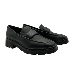Vince Sleek Black Robin Loafers Size 8 M