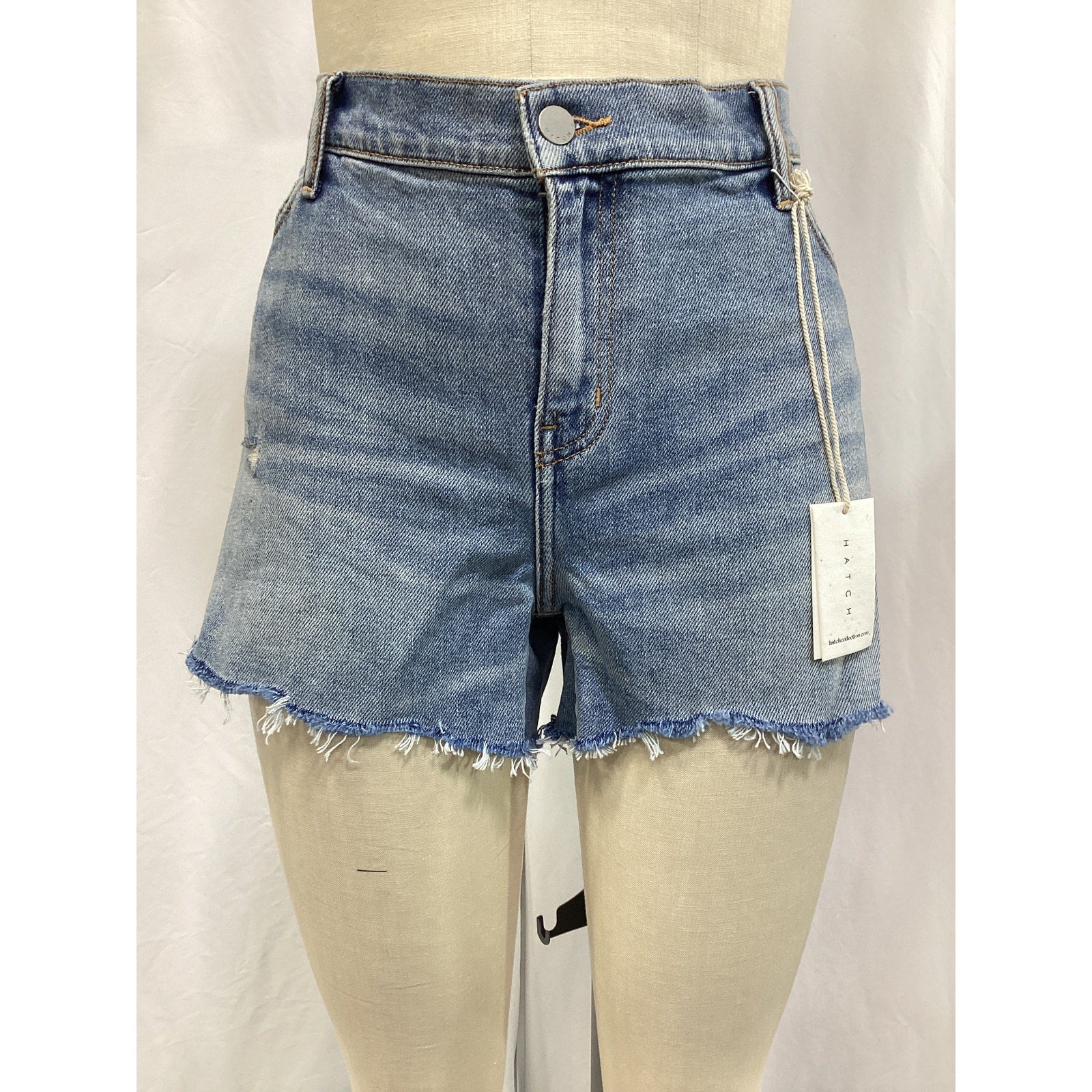 Hatch 'The Cut Off' Denim Maternity Short Size 31 - NWT