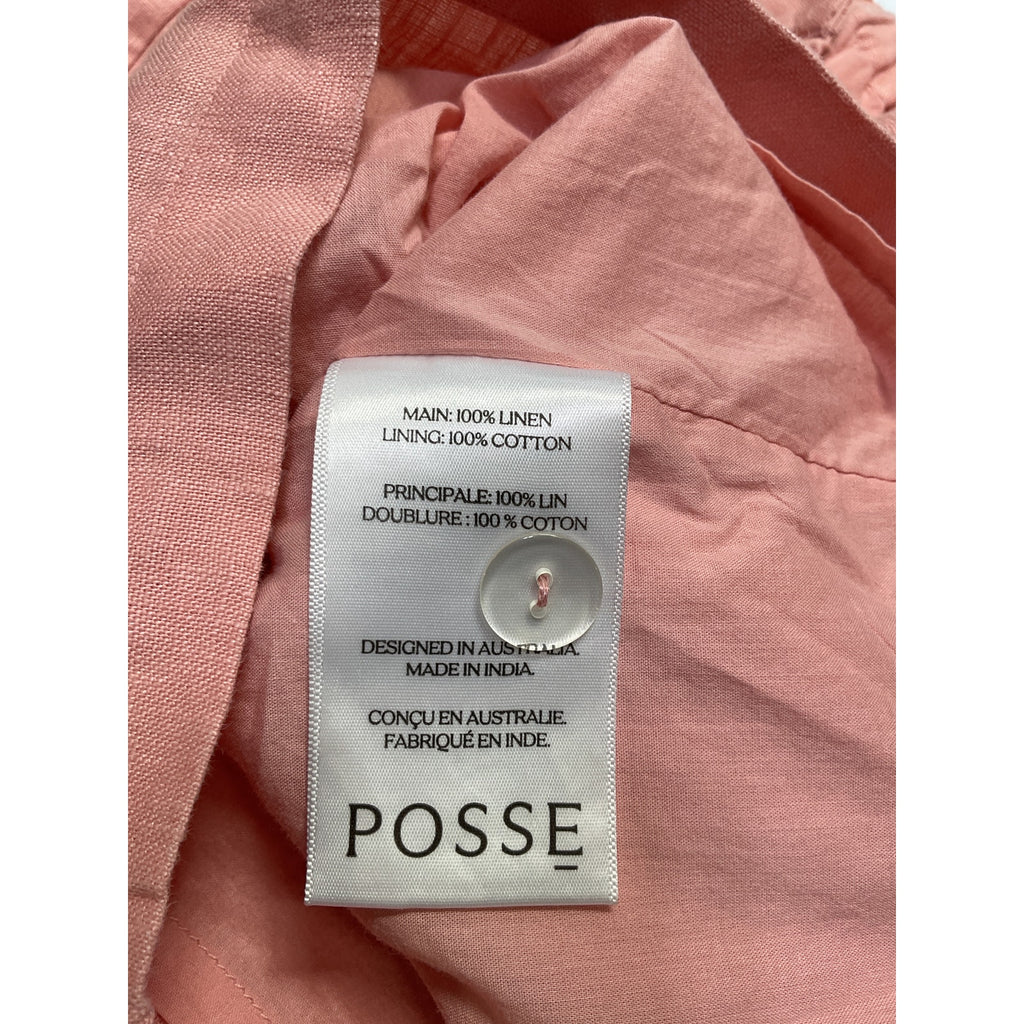 Posse 'Marchello' Pink Linen Short Size S