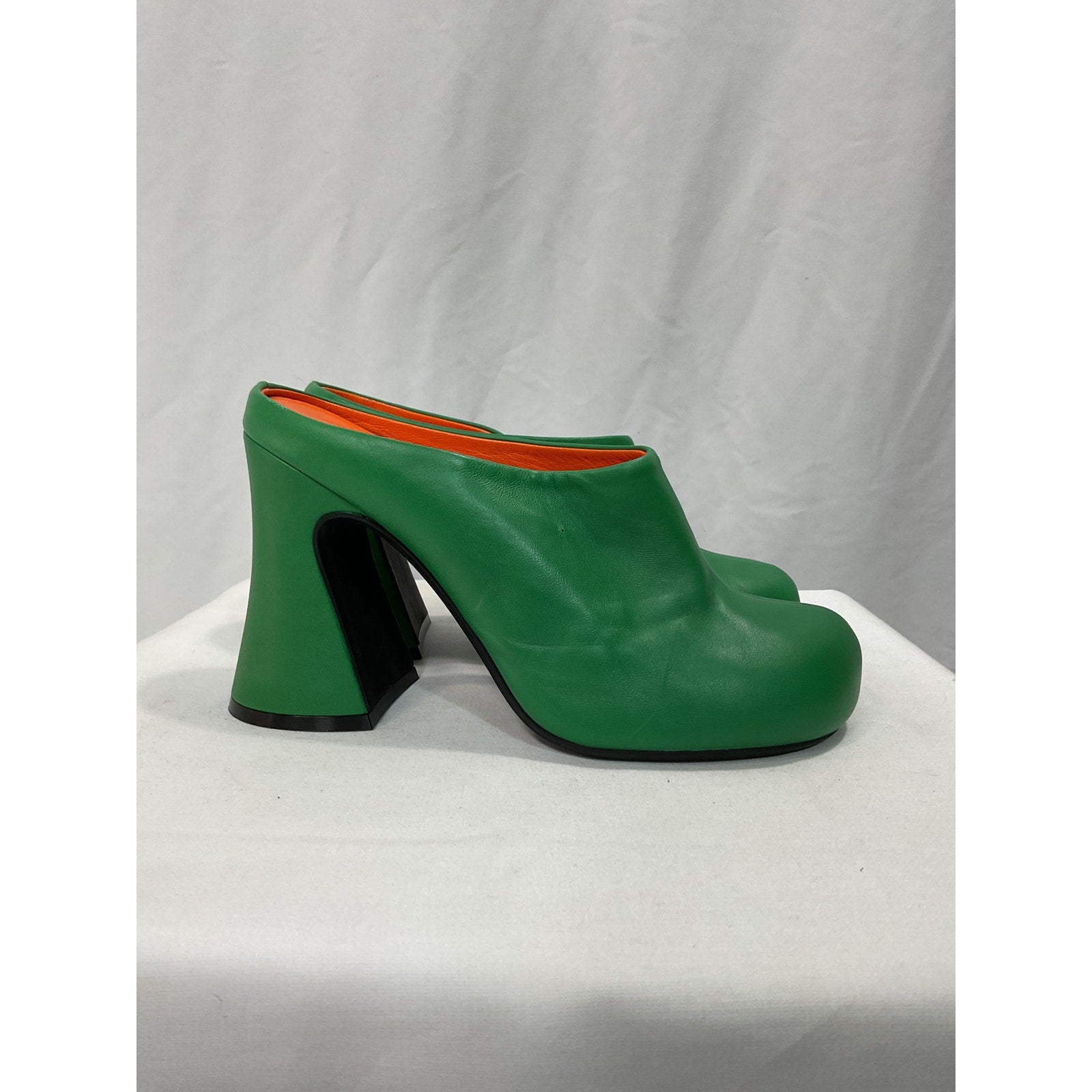 Marni 'Fussbett Sabot' Green Heels Size 10