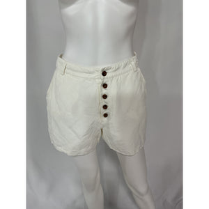 Onia Air Linen 'Boyfriend' White Linen Short Size S