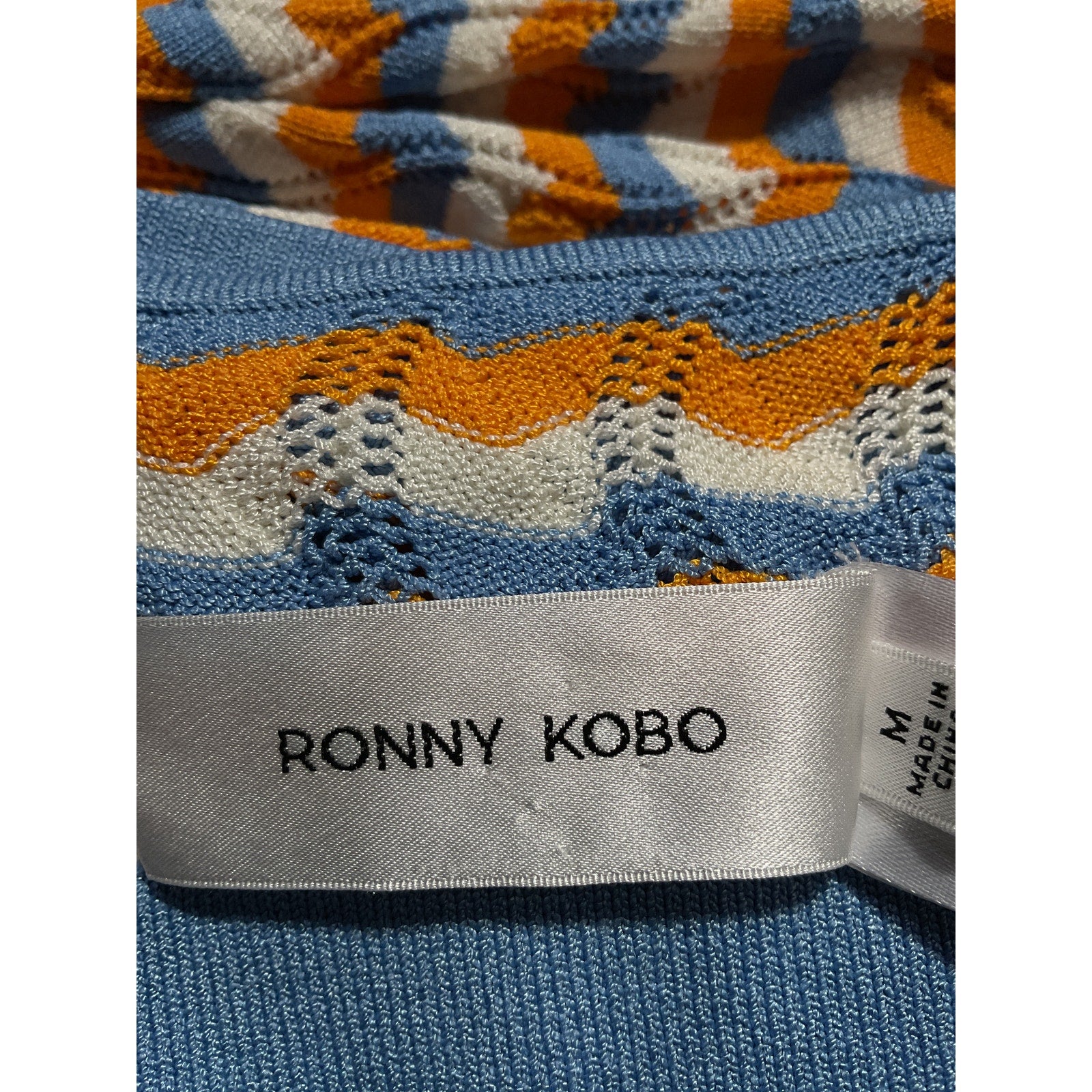 Ronny Kobo 'Sarda' Blue Top Size M