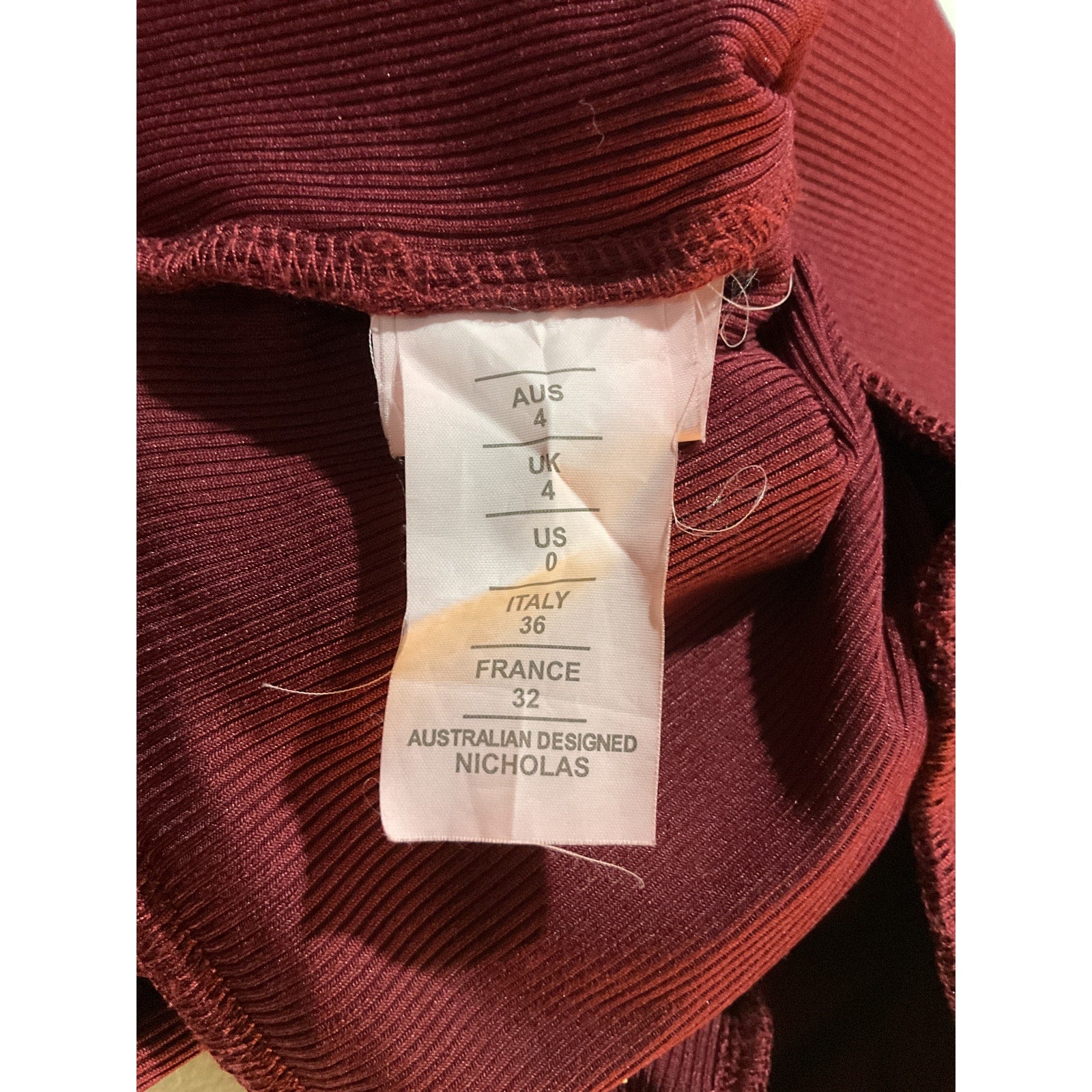 Nicholas 'Delia' Pink Poly Rib High Waist Legging Size XS