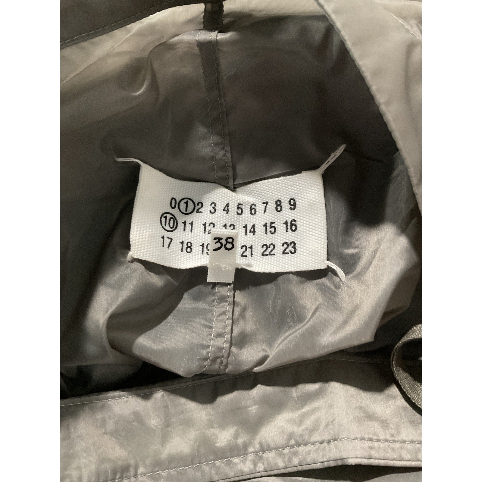 Maison Margiela Grey Mohair Layered Skirt Size 38