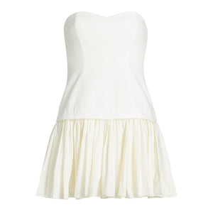 Cinq à Sept Strapless Ivory Amanda Minidress Size 2