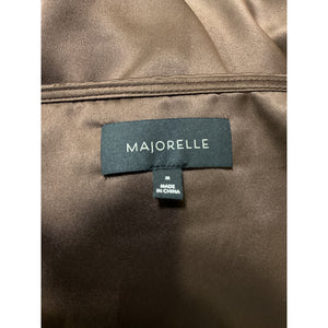 Majorelle 'Waldorf' Brown Satin Top Size M
