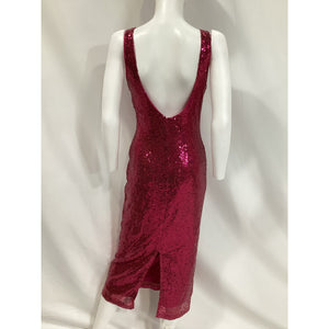 Astr The Label 'Blair' Pink Sequin Embellished Dress Size M