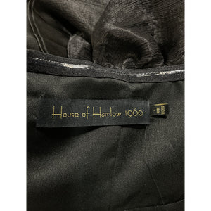 House Of Harlow 1960 x Revolve 'Burna' Black Georgette Blouse Size S