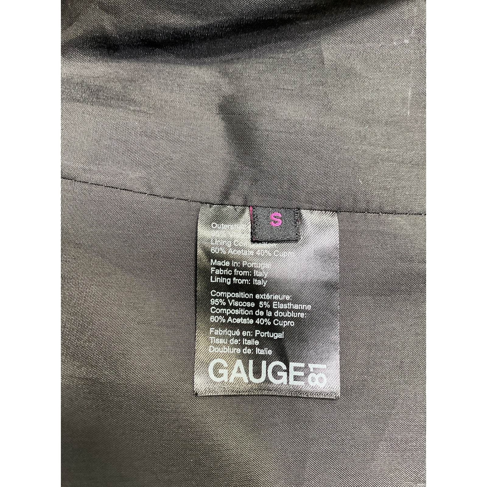 Gauge81 'Ratari' Black Viscose Blazer Size S