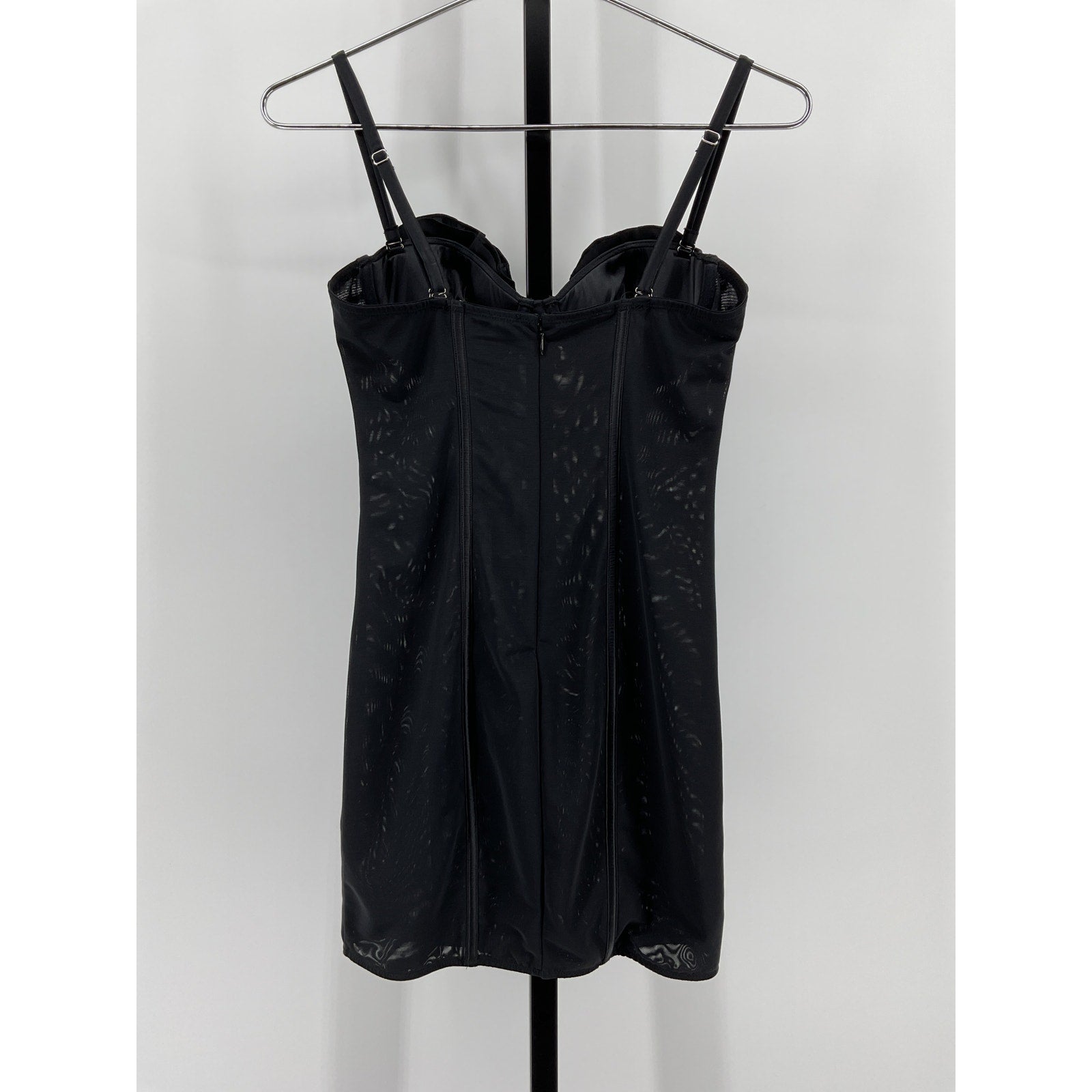 Fleur Du Mal Rose Black Polyamide Cup Dress Size S - NWT