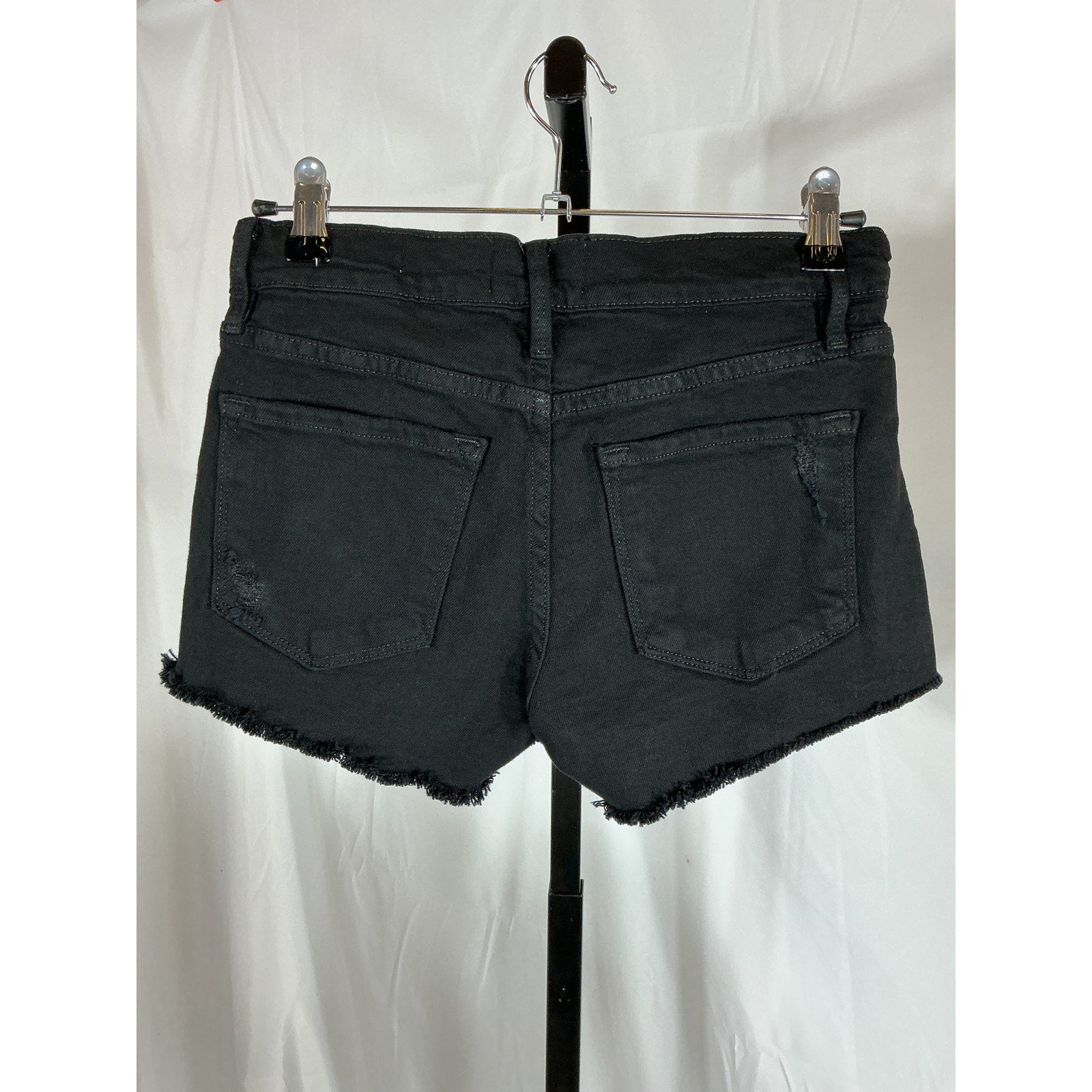Frame 'Le' Black Cutoff Shorts Size 23