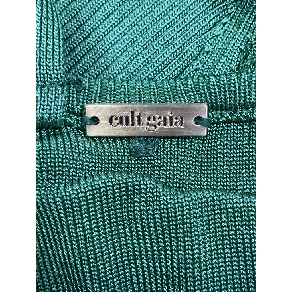 Cult Gaia 'Serita' Green Back Cut Out Dress Size XS