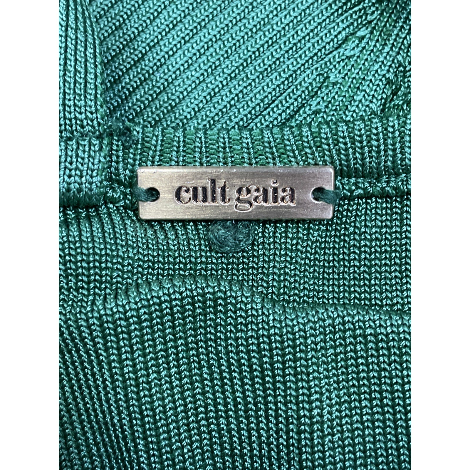 Cult Gaia 'Serita' Green Back Cut Out Dress Size XS
