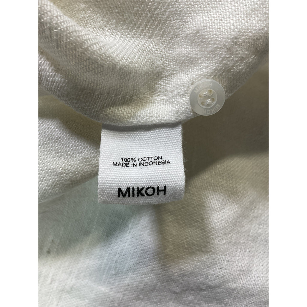 Mikoh 'Busan' White Linen Button Up Blouse Size S
