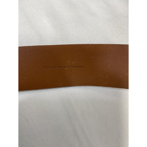 Frame 'Le' Brown Circle Leather Belt Size S