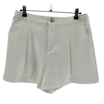 L'Agence Tailored White Saige Shorts Size 8