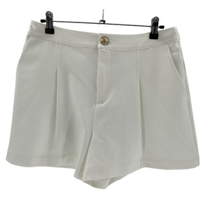 L'Agence Tailored White Saige Shorts Size 8
