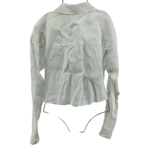 Marissa Webb Relaxed White Maxwell Linen Blouse Size M