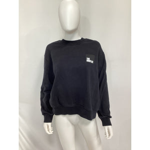 The Kooples Logo Black Sweatshirt Size 4