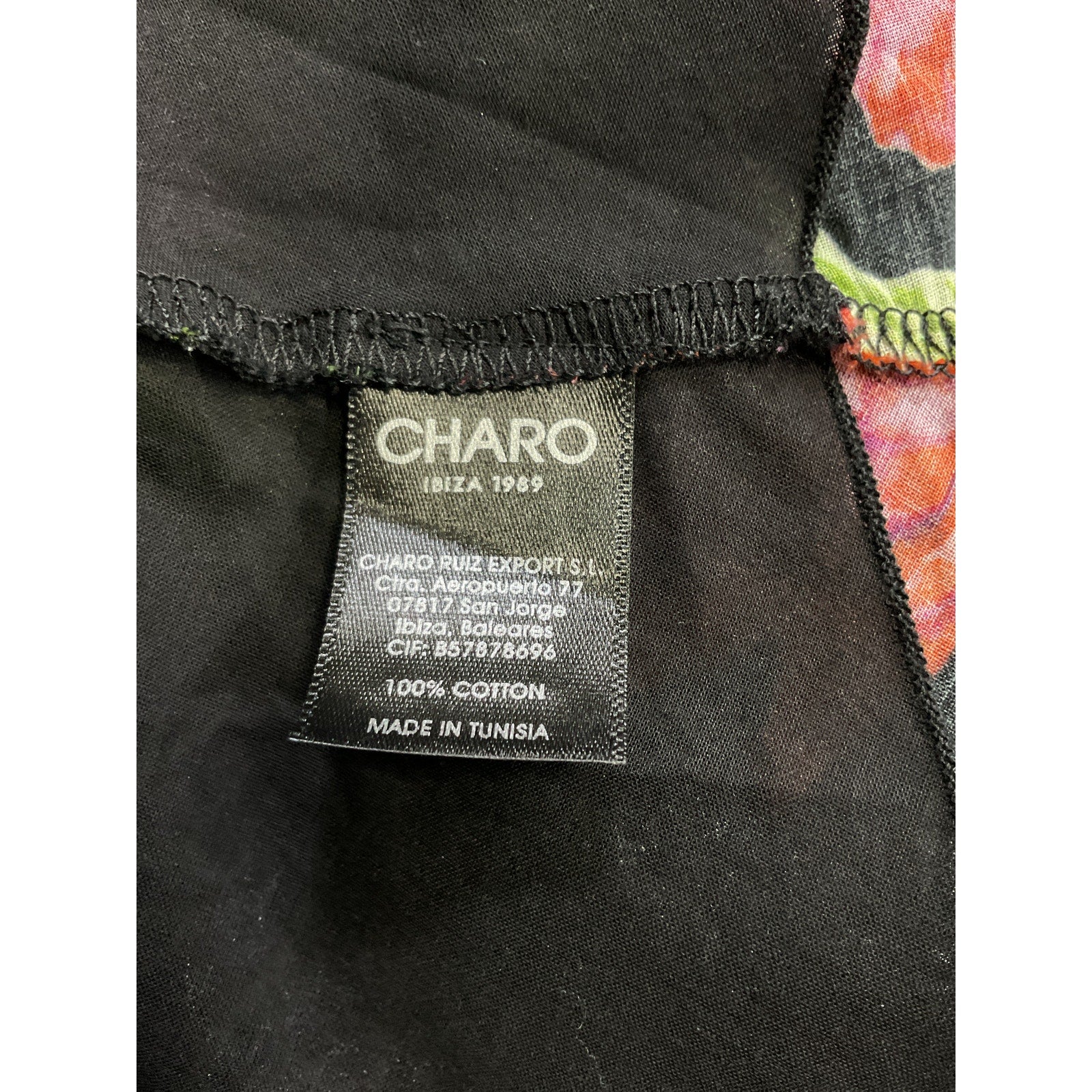 Charo Ruiz 'Tana' Black Long Voile Skirt Size S
