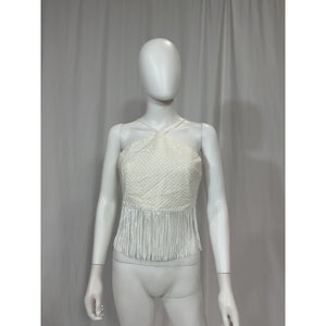 Elliatt Water 'Lily' White Sequined Top Size S - NWT