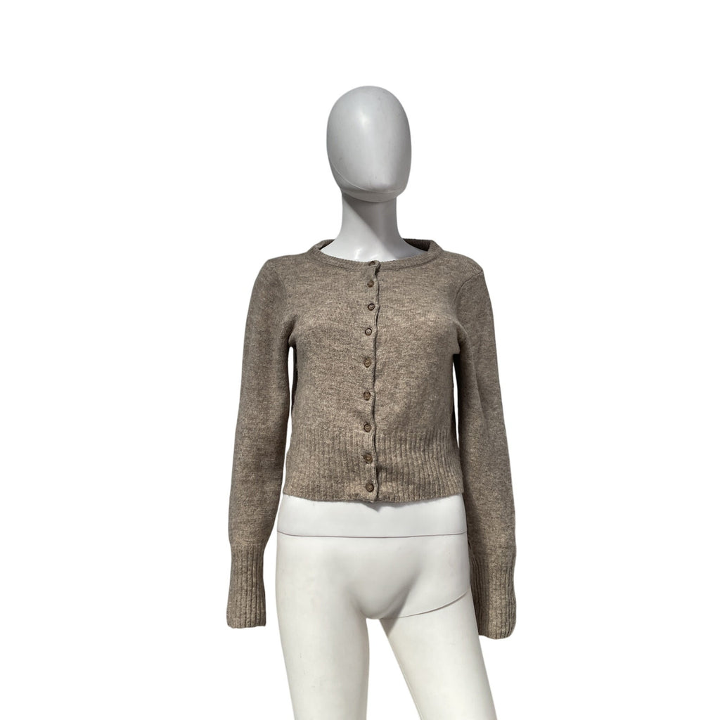 Jenni Kayne 'Finley' Beige Wool Cardigan Size XL