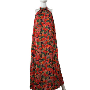 Solid & Striped X 'Sofia' Red Viscose Richie Grainge The Viv Dress Size S