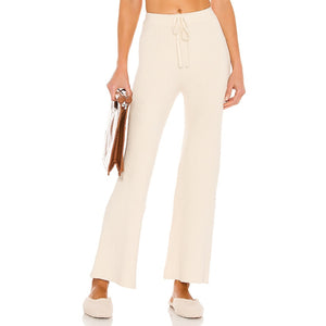 Lovers And Friends Ribbed Ivory Inca Pants Size S NWT