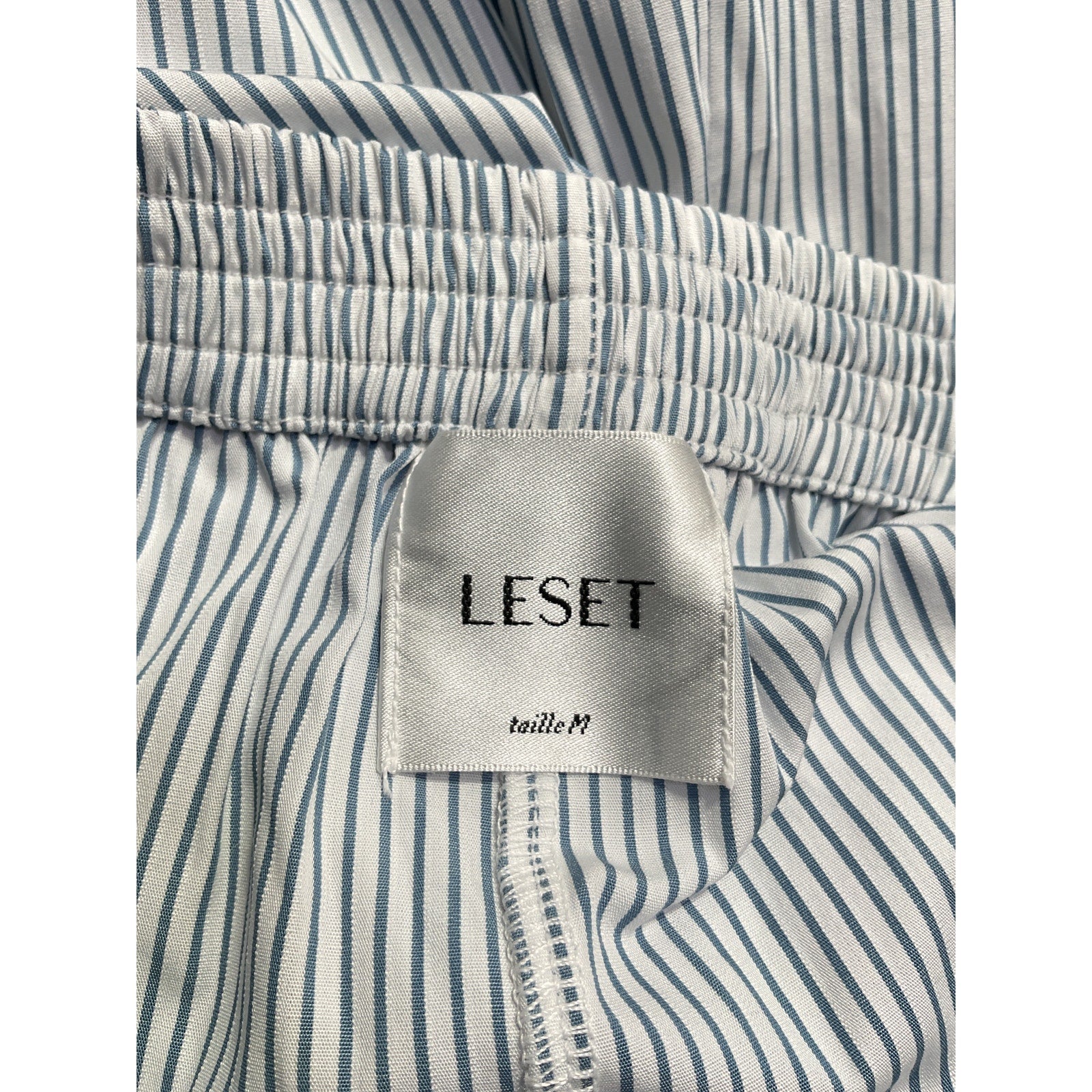 Leset 'Yoshi' Blue Cotton Wide Leg Boxer Pants Size M
